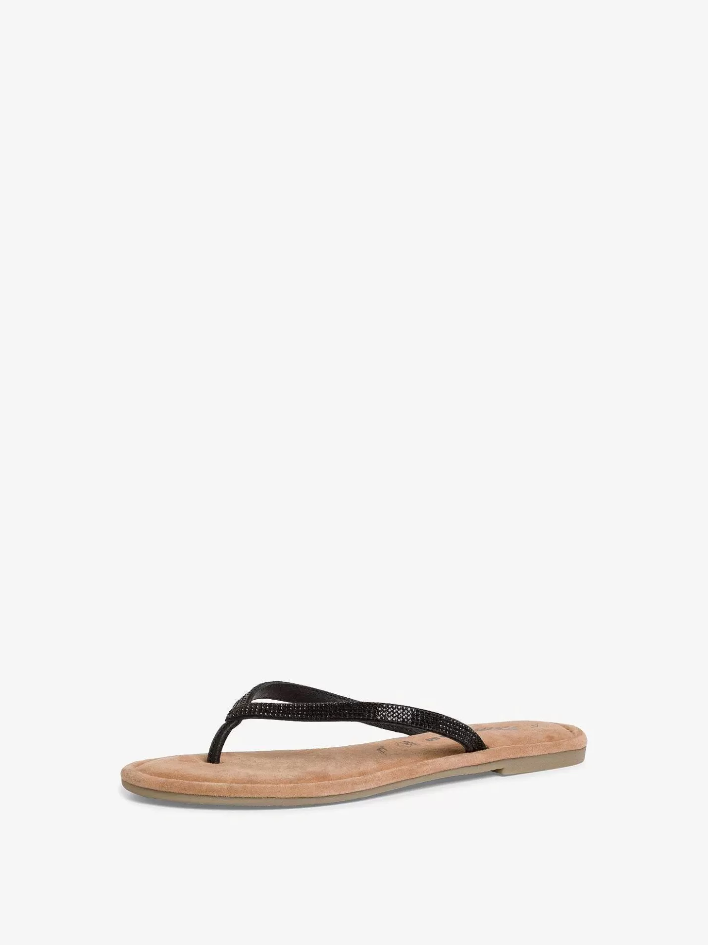 Tamaris Leren Flip Flops - Zwart