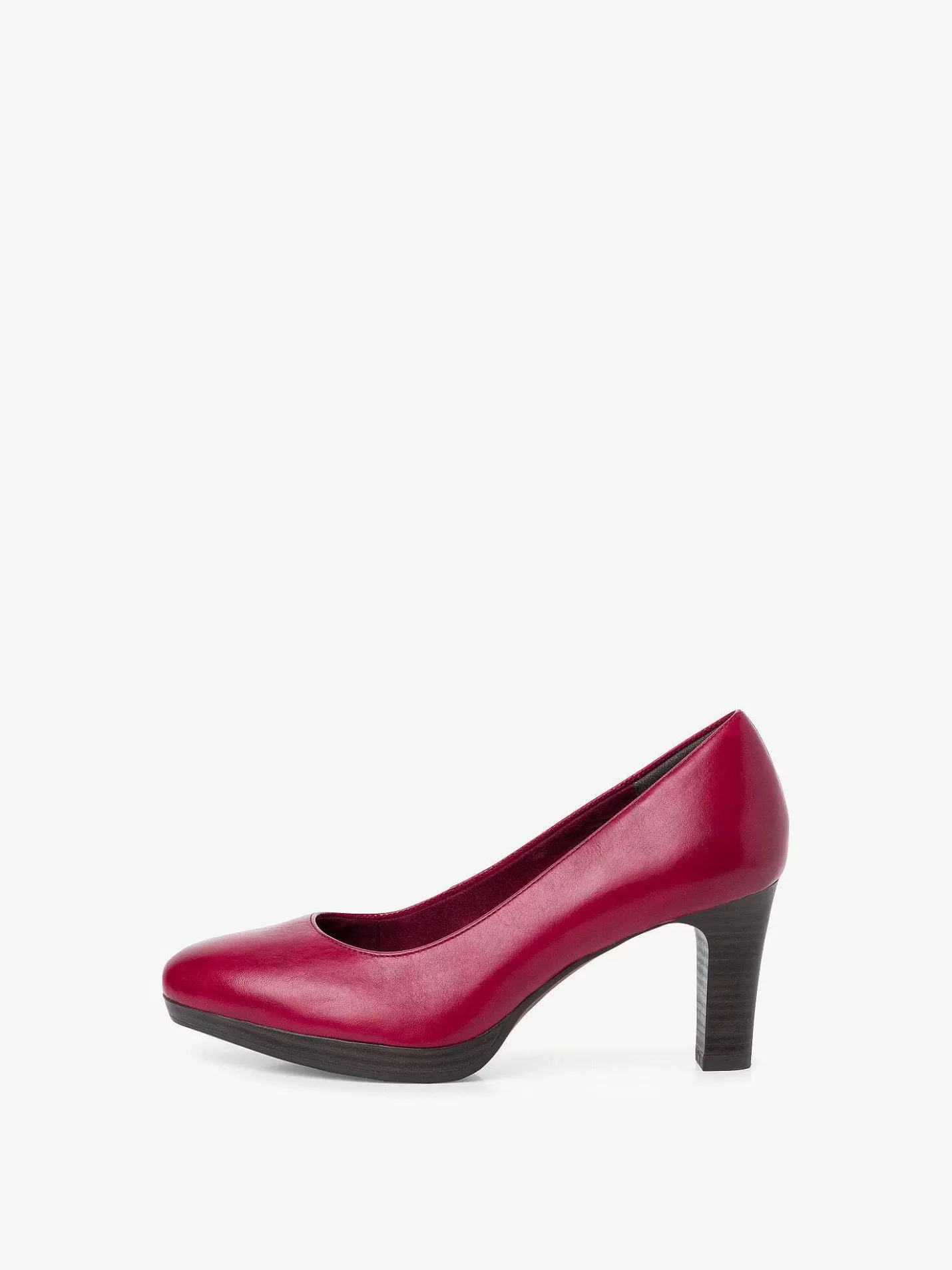 Tamaris Leren Pumps - Rood