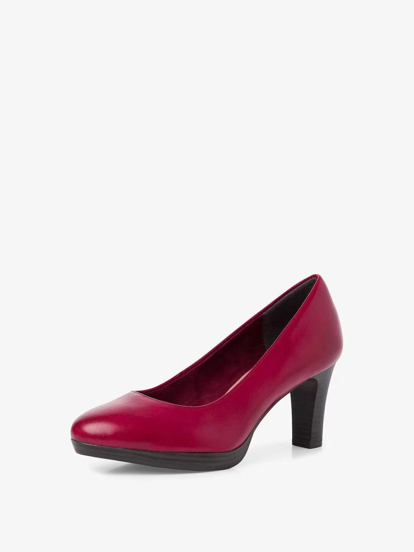 Tamaris Leren Pumps - Rood