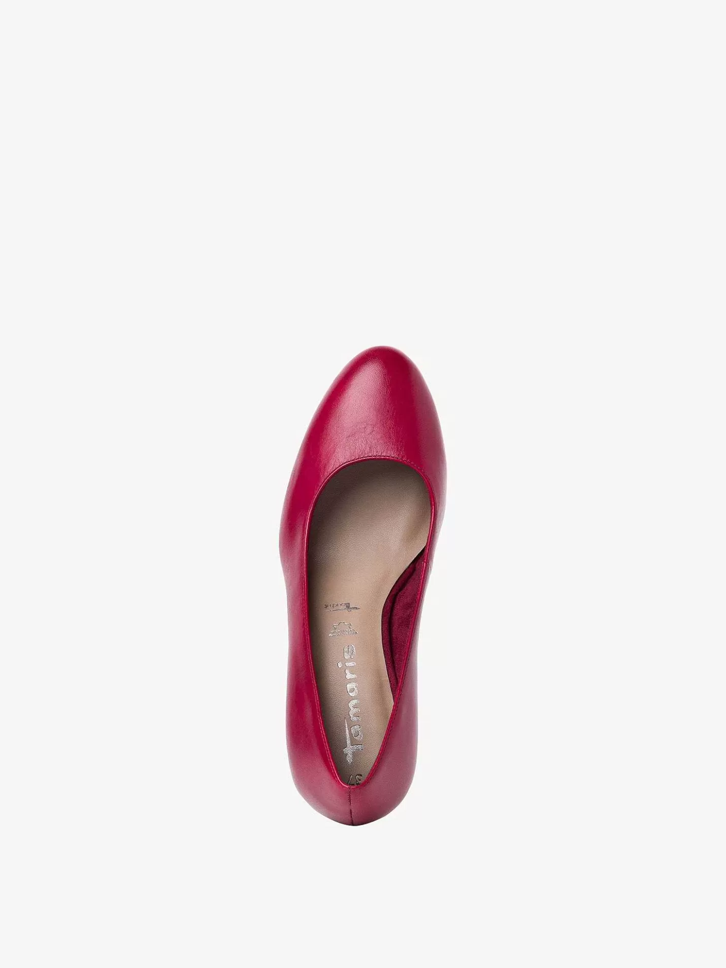 Tamaris Leren Pumps - Rood