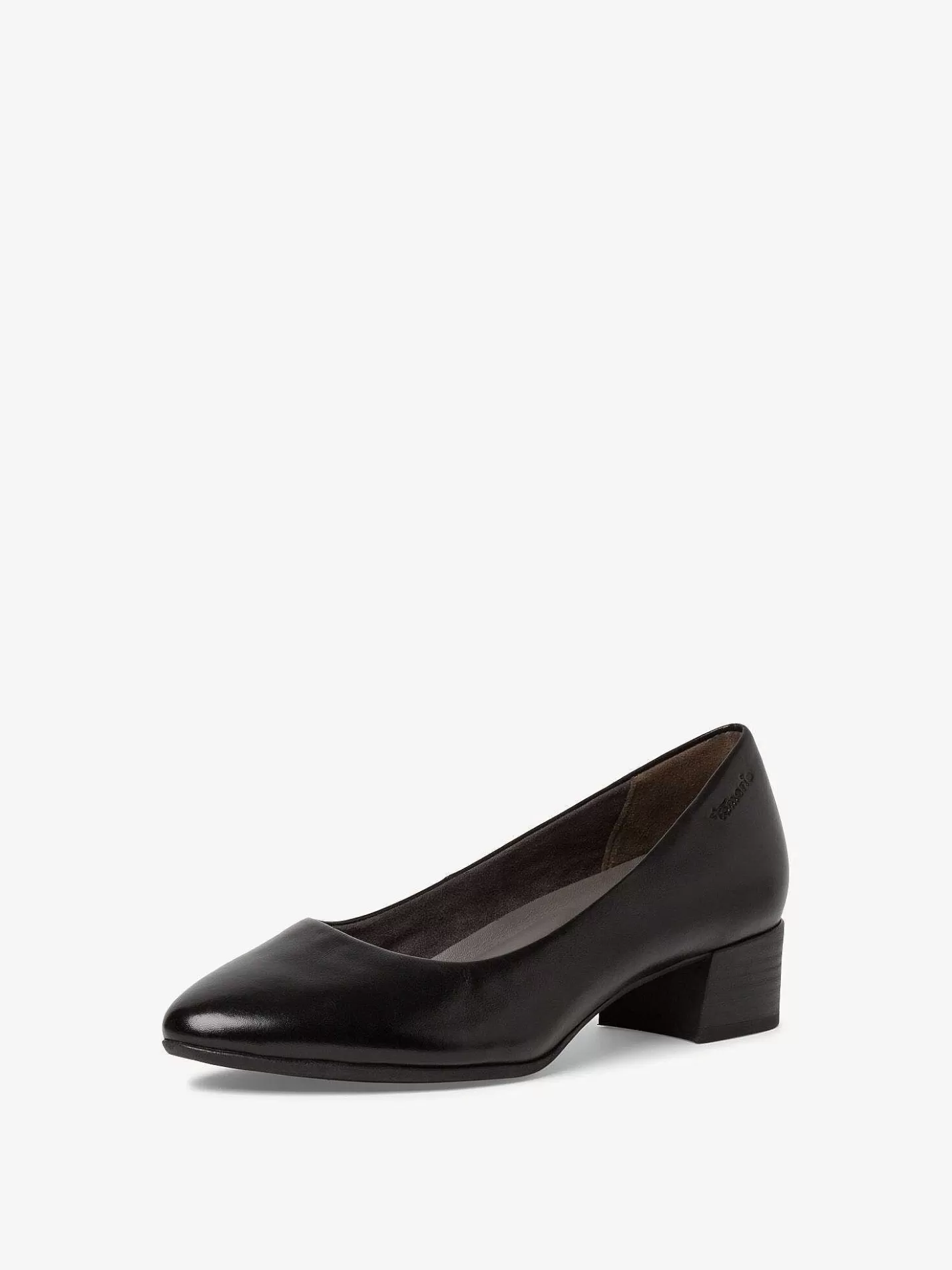 Tamaris Leren Pumps - Zwart